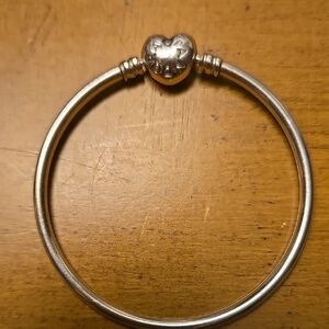 Pandora Sterling Silver Heart Clasp Bracelet